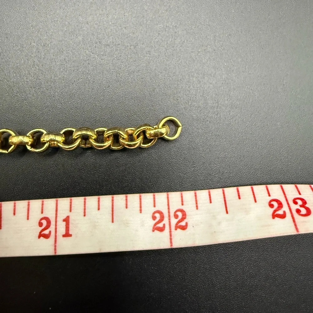 Classic Gold Tone Chain Necklace